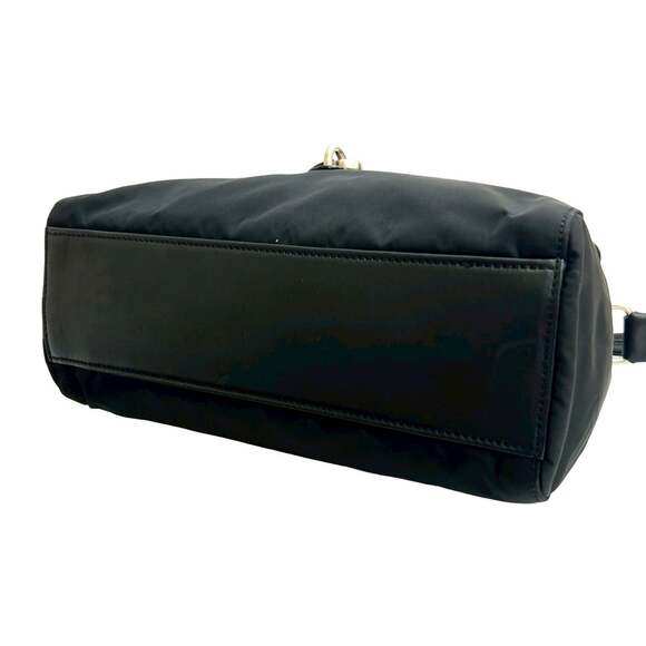 PRADA Black Leather Shoulder Bag - Picture 8 of 10